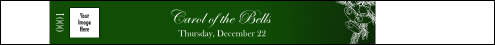 Christmas Bells Premium Synthetic Wristband