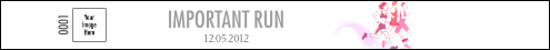 Run for a cause - pink Premium Synthetic Wristband