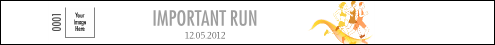 Run for a cause- Yellow  Premium Synthetic Wristband
