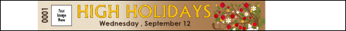 High Holiday Premium Synthetic Wristband