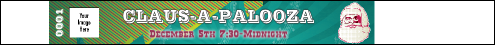Claus-A- Palooza Premium Synthetic Wristband