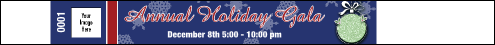 Holiday Ornament Premium Synthetic Wristband 1