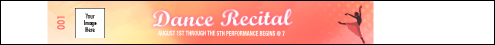 Dance Silhouette  Premium Synthetic Wristband