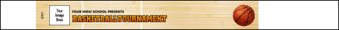 Basketball Court Premium Synthetic Wristband