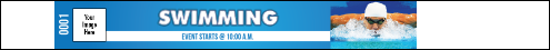 Swimming Premium Synthetic Wristband