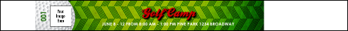 Golf Camp Premium Synthetic Wristband