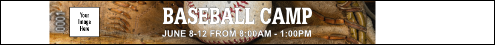 Baseball Camp Premium Synthetic Wristband