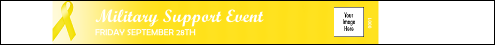 Yellow Ribbon Premium Synthetic Wristband