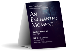 Enchanted Forest Table Tent