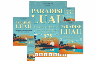 Palm Tree Beach Event Kit