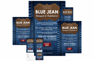 Blue Jeans Denim Patch