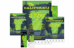 California Gray and Blue Event Kit