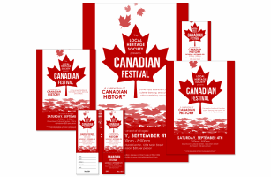 Canada Maple Leaf Event Kit