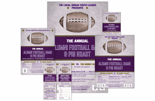 Football Purple Event Kit