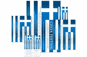 Greek Flag Blue and White
