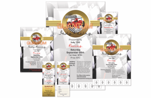 Indy Racing Car Flags Event Kits