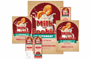 Milk and Cookies Event Kit