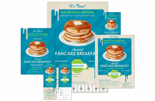 Pancake Stack Fundraiser Event Kit