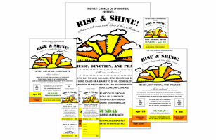 Sunrise Retro Event Kit