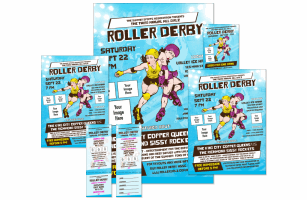 Roller Derby Jammer Event Kit