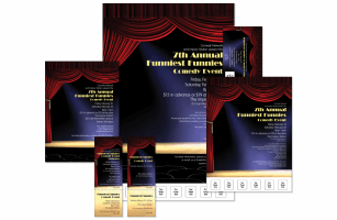 Stand Up Comedy curtain