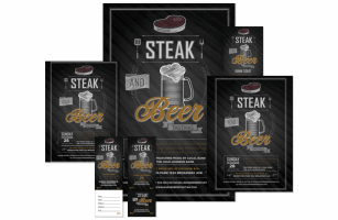 Steak and Beer Charcoal
