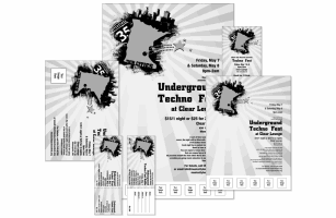 Twin Cities Black and White Event Kit