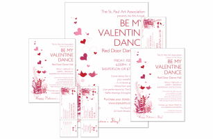 Valentine Love Birds Event Kit