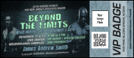 MMA Main Event VIP Event Badge Large VIP Event Badge Large
