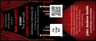Red Carpet VIP Event Badge Large VIP Event Badge Large