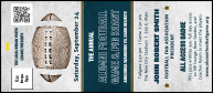 Football Blue VIP Event Badge Large