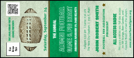 Football Green VIP Event Badge Large