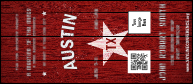 Austin Star VIP Event Badge Large