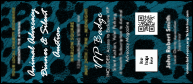 Animal Print VIP Event Badge Large