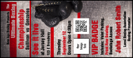 Boxing Gloves VIP Event Badge Large