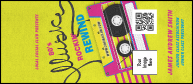 80s Music Club  VIP Event Badge Large