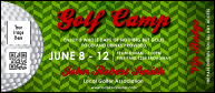 Golf Camp VIP Event Badge Large
