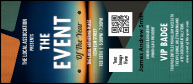 All Purpose Horizon VIP Event Badge Large