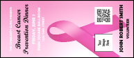 Pink Ribbon VIP Event Badge Large VIP Event Badge Large