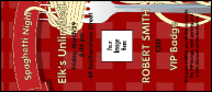 Spaghetti VIP Event Badge Large