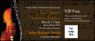 Symphony VIP Event Badge Large
