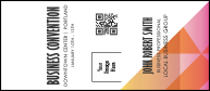 Conference Series: Colorful Abstract VIP Event Badge Large
