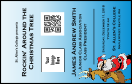 Cool Christmas VIP Event Badge Medium