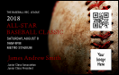 Baseball Stitches VIP Event Badge Medium