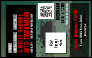 Contemporary Mixed Martial Arts VIP Event Badge Medium
