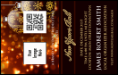 Golden Ornament VIP Event Badge Medium