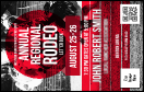 Modern Rodeo VIP Event Badge Medium
