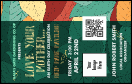 Earth Day Organic VIP Event Badge Medium