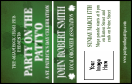 St Patrick's Day Shamrock VIP Event Badge Medium