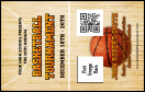 Basketball Court VIP Event Badge Medium